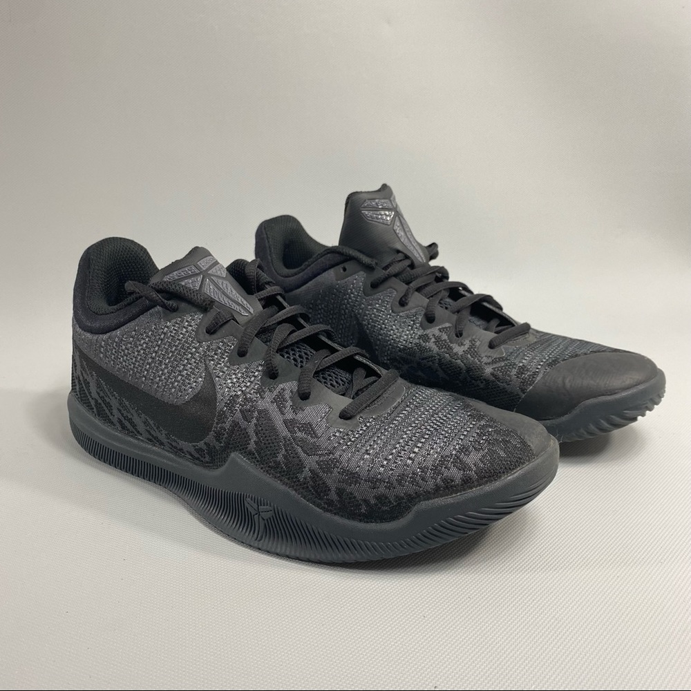 Nike Kobe Mamba Range Mens Size 7.5 908972-002 Black Basketball Shoes